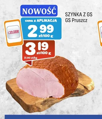 Szynka z GS GS Pruszcz promocja w Społem Praga