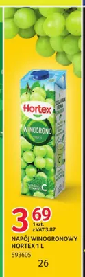 Napój Winogronowy Hortex promocja w Selgros