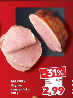 Szynka staropolska Mazury promocja w Kaufland