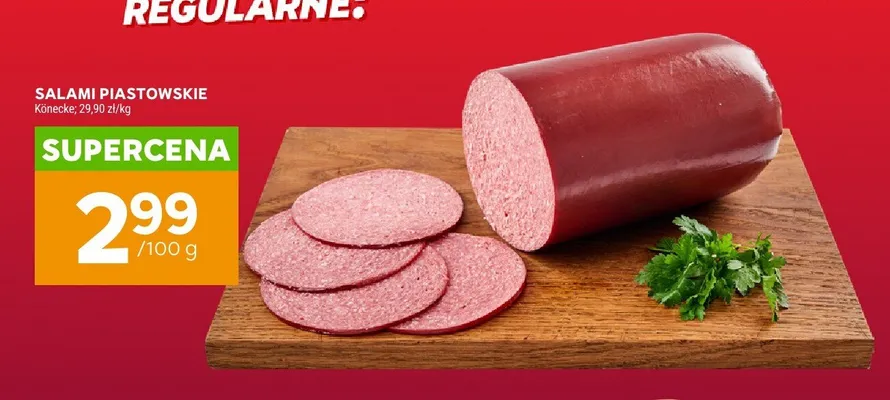 Salami Piastowskie Könecke promocja w Stokrotka
