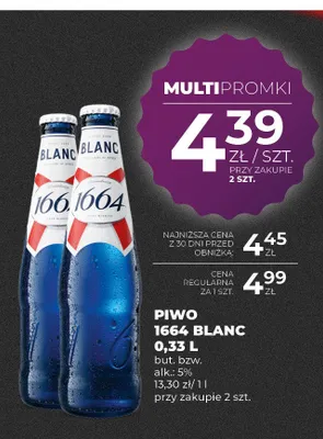 Piwo 1664 Blanc promocja w Duży Ben