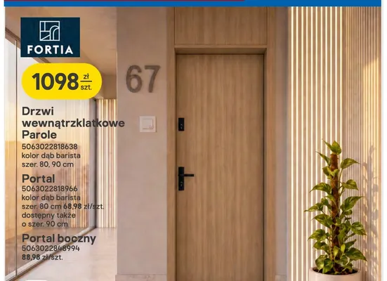 Portal boczny Fortia promocja w Castorama