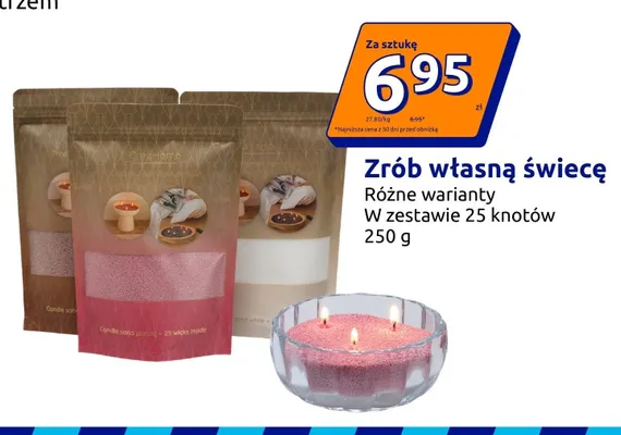 Zrób własną świecę Create@Home promocja w Action