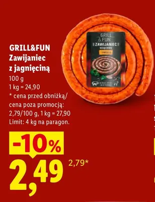 Zawijaniec z jagnięciną Grill & Fun promocja w Lidl