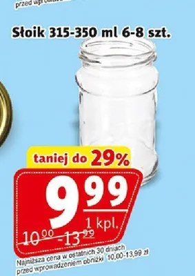 Słoik 315-350 ml 6-8 szt. promocja w Prim Market