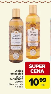 Olejek do kąpieli TESORI D'ORIENTE promocja w Carrefour