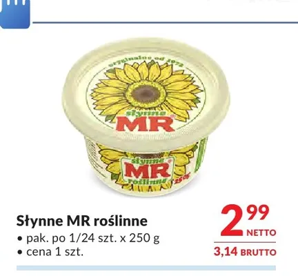 Margaryna Słynne MR roślinne promocja w Makro