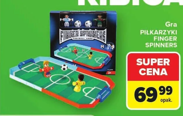 Gra PIŁKARZYKI FINGER SPINNERS promocja w Carrefour