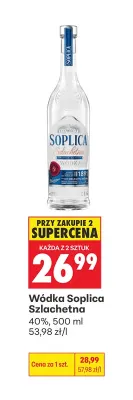 Wódka Soplica Szlachetna 40% promocja w Biedronka