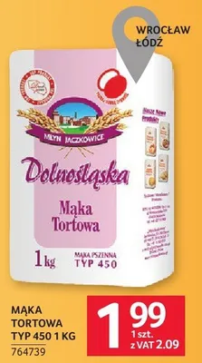Mąka tortowa typ 450 1 kg promocja w Selgros