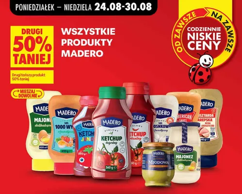 Sos czosnkowy Madero promocja w Biedronka