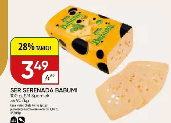 Ser serenada babumi promocja w Chata Polska