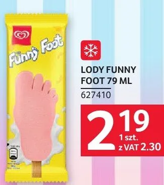 Lody Funny Foot promocja w Selgros