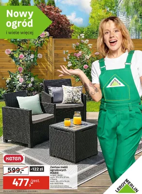 Zestaw mebli ogrodowych MARIE promocja w Leroy Merlin