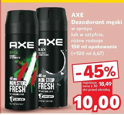 Dezodorant męski w sztyfcie, różne rodzaje promocja w Kaufland