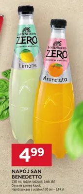 Napój San Benedetto Zero Limone promocja w Stokrotka