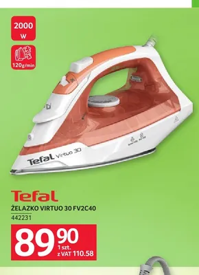 Żelazko Tefal Virtuo 30 FV2C40 promocja w Selgros