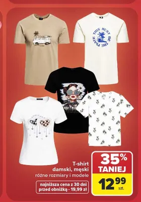 T-shirt męski promocja w Carrefour