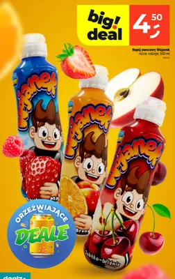 Napój owocowy Wojanek malina-truskawka promocja w Dealz