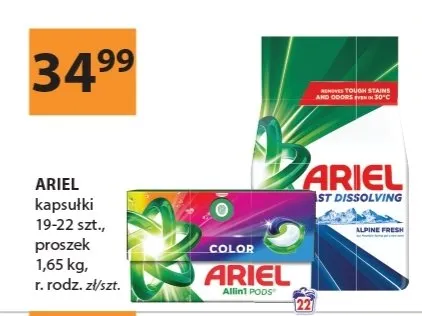 Kapsułki do prania Ariel Allin1 Pods promocja w Drogerie Laboo