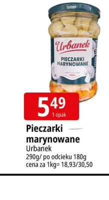 Pieczarki marynowane Urbanek promocja w Leclerc