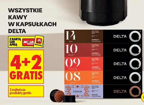 Kawa w kapsułkach promocja w Biedronka