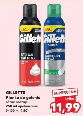 Pianka do golenia różne rodzaje promocja w Kaufland