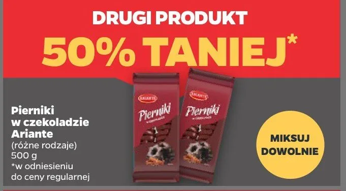 Pierniki w czekoladzie różne rodzaje promocja w Netto