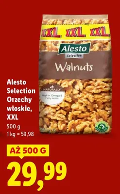 Orzechy włoskie Alesto Selection XXL 500 g promocja w Lidl