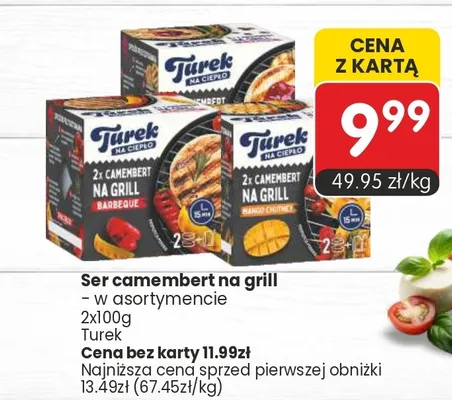 Ser camembert na grill Turek 2-pak promocja w Market Point