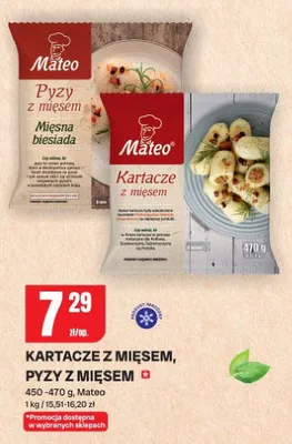 Kartacze z mięsem, Pyzy z mięsem promocja w Chorten