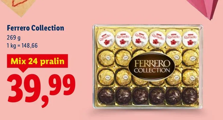 Czekoladki Ferrero Collection promocja w Lidl