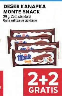 Deser kanapka monte snack promocja w Stokrotka