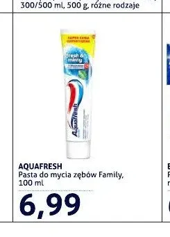 Pasta do zębów Aquafresh Family promocja w Blue Stop