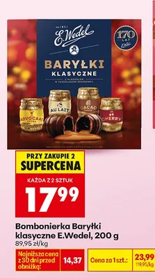 Bombonierka barylki klasyczne promocja w Biedronka