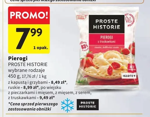 Pierogi z kapustą i grzybami Proste Historie promocja w Intermarche