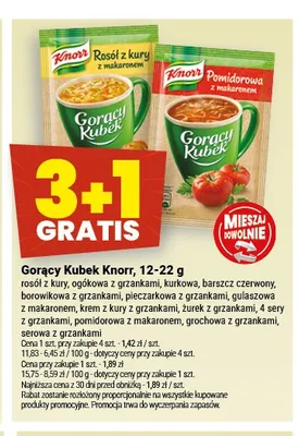 Zupa Gorący Kubek Knorr gulaszowa z makaronem promocja w Twój Market