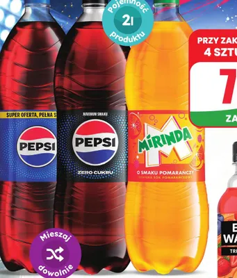 Napój gazowany Pepsi Zero Cukru promocja w Dino