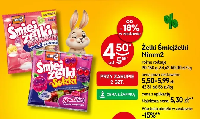 Żelki Śmiejżelki promocja w Żabka