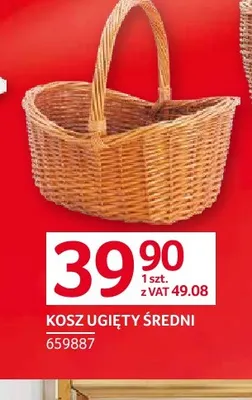Kosz ugięty średni promocja w Selgros