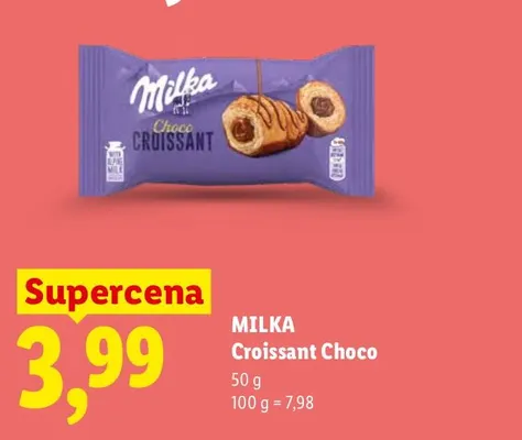 Croissant Choco Milka promocja w Lidl