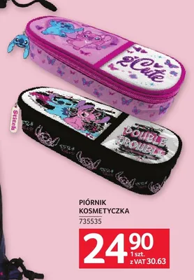 Piórnik kosmetyczka Stitch promocja w Selgros