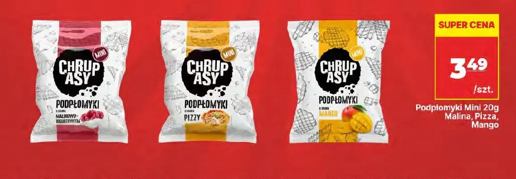 Podpłomyki Mini pizza Chrupasy promocja w API Market
