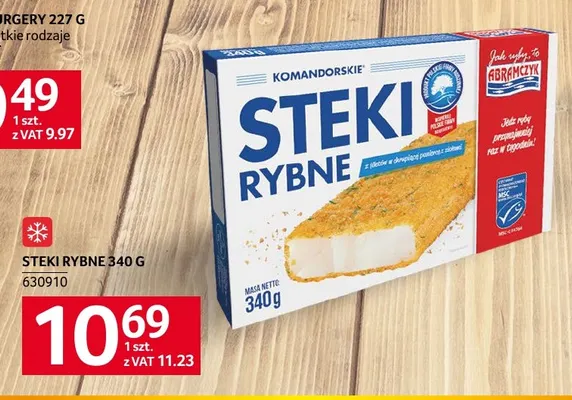 Steki rybne Abramczyk promocja w Selgros