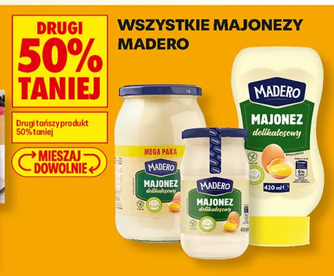 Majonezy Madero promocja w Biedronka