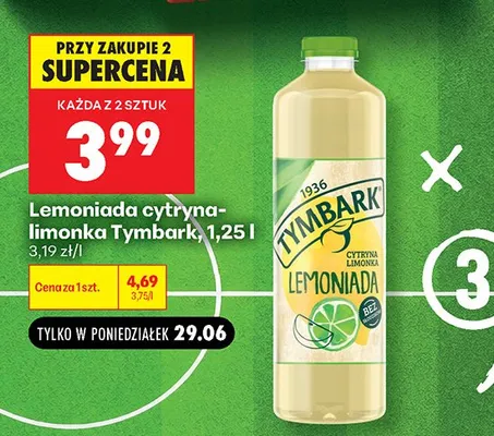 Lemoniada cytryna-limonka Tymbark promocja w Biedronka