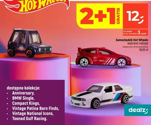 Samochodzik wybrane rodzaje promocja w Dealz
