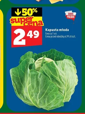 Kapusta młoda promocja w TOPAZ