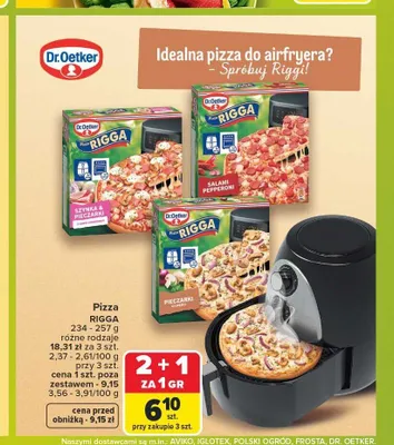 Pizza Salami Pepperoni Rigga promocja w Carrefour