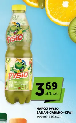 Napój Pysio banan-jabłko-kiwi promocja w Euro Sklep